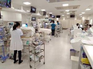 図1：NICU（新生児特定集中治療室）